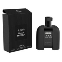Perfume Mirada Shield Black Leather Eau De Parfum Para Hombre, 100 Ml