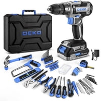 Juego De Herramientas Dekopro, Taladro Eléctrico Inalámbrico De 20 V Con Caja De Herramientas