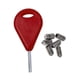 thumbnail image 3 of Llave Para Aletas De Surf Estándar Universal Con Mango Grande, Práctica Llave Para Aletas De Tabla De Surf Roja, 3 of 5