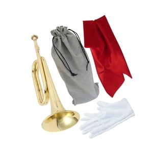 Bothyi - Trompeta Scouting Bugle Con Boquilla Marching Bugle Para Banda Principiante Estilo C