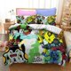 thumbnail image 1 of Ben Alien Force 3D Kids Bedding Set Home Cartoon Print Duvet Cover with Pillowcase, Boy's Room Bedroom Decoration 135x200cm, 1 of 5