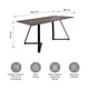 thumbnail image 3 of Mesa de Comedor Relan Royal Rectangular 160 x 85 x 75 Cm, 3 of 7