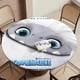 thumbnail image 5 of Abominable-theme Fitted Round Tablecloths Elastic Edged Table Covers Waterproof Table Cloth for Kitchen Holiday Party Tables Decor 150cm, 5 of 6