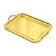 thumbnail image 5 of Bandeja Para Servir Con Asas, Elegante Bandeja De Tocador Para Cocina, Mesa De Café, Fiesta, Color Dorado, 5 of 5