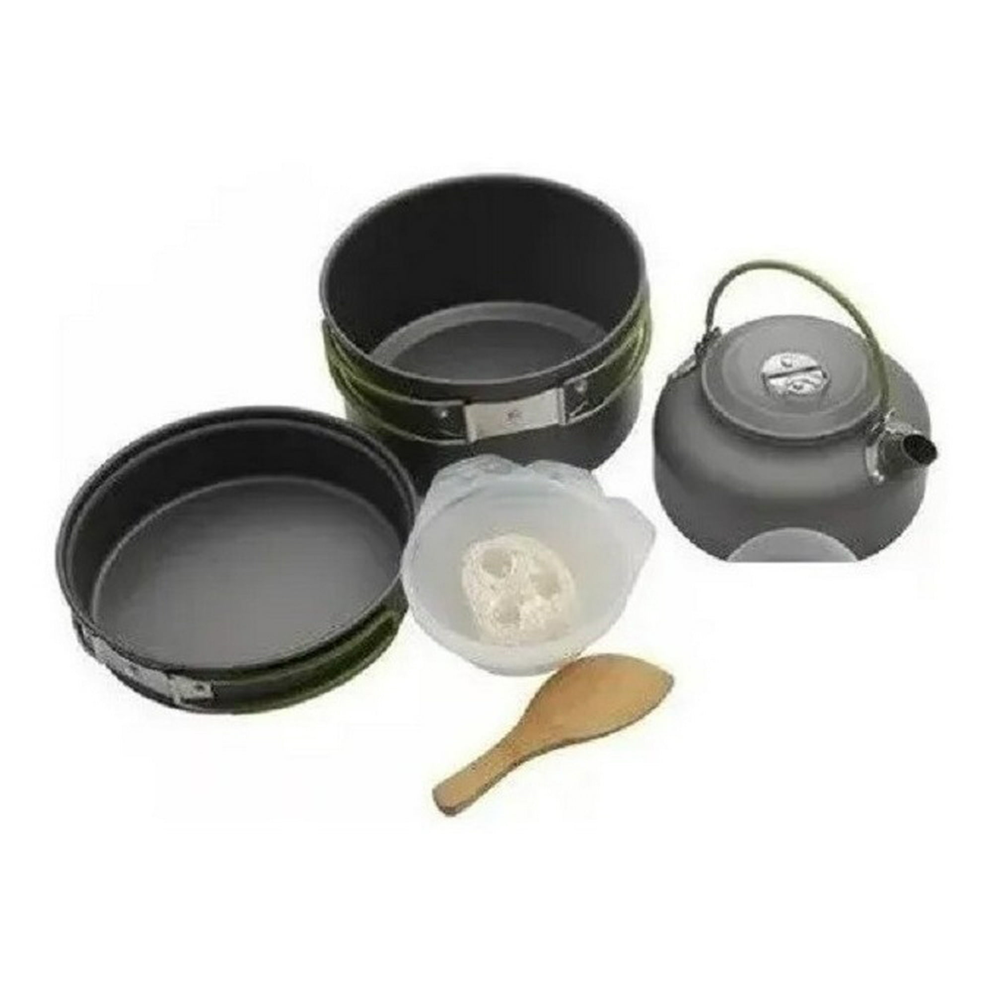 Genérico - Set De Ollas Y Tetera Camping 10 Piezas 95435