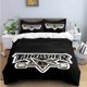 thumbnail image 1 of Fashion Brand T-Thrasher Logo Print Bedding Sets Exquisite Bed Supplies Set Duvetcover Bed Comforter Set Bedding Set Luxury GiftBed Sheets, 1 of 5