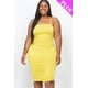 thumbnail image 1 of Minivestido de Talla Grande con Detalle Fruncido en la Parte Delantera y Trasera., 1 of 5