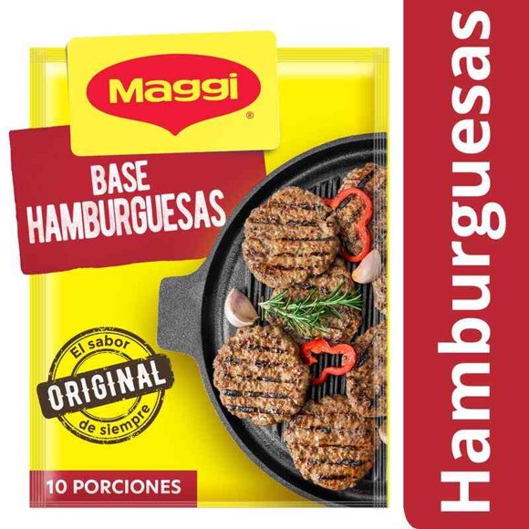 Base para Hamburguesas (10 Porciones) Sobre, 90 g