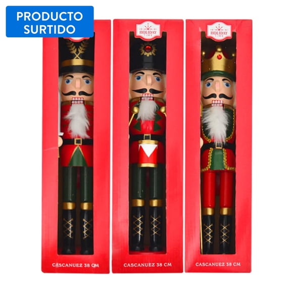 Figura de cascanuez 38 cm roja, producto surtido, 1 un