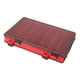 thumbnail image 4 of Caja de aparejos de pesca Caja de pesca con mosca Caja de almacenamiento de herramientas 16 compartimentos Caja de señuelos de pesca portátil impermea rojo, 4 of 5