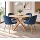 thumbnail image 1 of Comedor Elite Arco Nordem Velvet Wood - Azul - 120Cm, 1 of 2