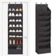thumbnail image 1 of Organizador de zapatos Storage Maniac para colocar sobre la puerta, negro, 10 bolsillos, 1 of 9