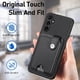 thumbnail image 2 of Funda Billetera Tejida para Samsung Galaxy A54 5G con Soporte y Tarjetero Negro, 2 of 4