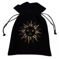 Bolsa De Terciopelo Para Tarot Negra
