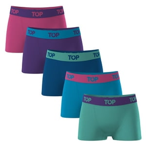 Top - Bóxer Corto Niña Algodón Pack 5 C1