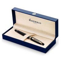 Pluma Fuente Expert 3 Waterman Negro/Oro 23K