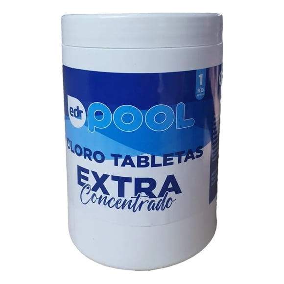 Cloro En Tableta Para Piscina 1 Kilo Extra Concentrado