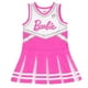 thumbnail image 2 of Conjunto de atuendo de Barbie para niñas pequeñas, vestido de animadora, rosa/blanco, 7-8, 2 of 3