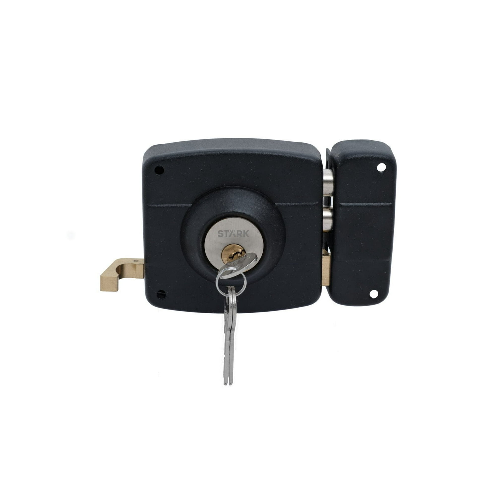 Stark Design - Cerradura De Sobreponer Mecánica, Para Puertas De Abatir Metálicas O De Madera. Sku: Sd110