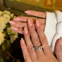 Press On Nails Joyvvew Coral Pink Short Almond Para Mujer