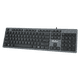 thumbnail image 1 of Teclado Alámbrico USB, Color Negro, Ultra Delgado, 1 of 3