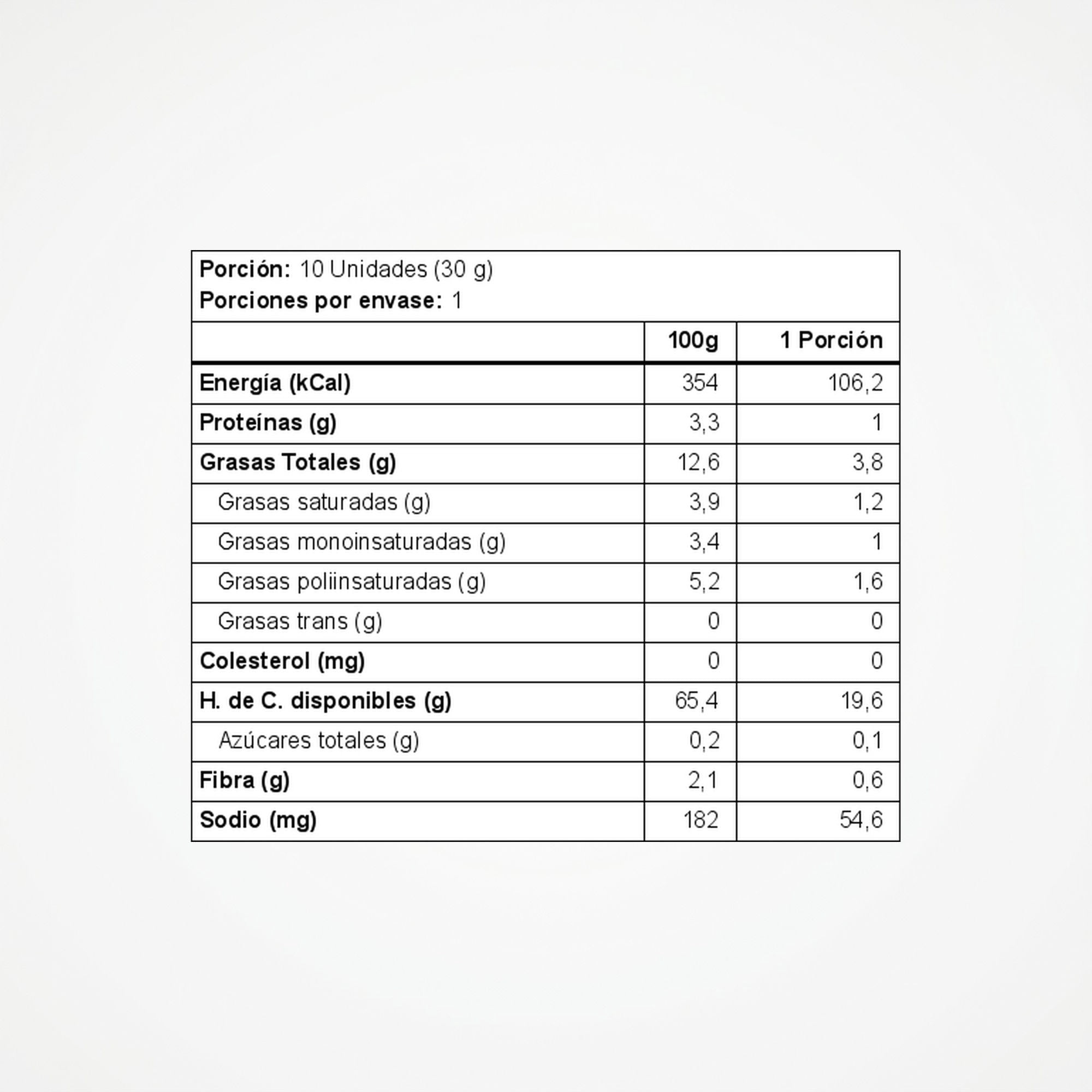 Galleta Mini Chocolate Chips S/Azucar, 30 g | Lider