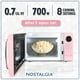 thumbnail image 2 of Horno microondas Nostalgia Retro 20L 700W con plato giratorio de vidrio, 2 of 3