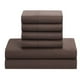 thumbnail image 2 of Set de edredón Sweet Home Collection Brown, completo, 7 piezas, 2 of 3