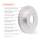 thumbnail image 5 of Rotor de freno Dynamic Friction Company GEOSPEC Coated 604-31171, 5 of 6