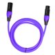 thumbnail image 3 of Cable De Audio XLR Macho A Hembra Para Micrófono Cable De Consola De Sonido Púrpura 3m, 3 of 5