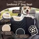 thumbnail image 2 of Asiento para mascotas Snoozer Lookout I talla S negro acolchado, 2 of 9
