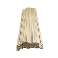 Magideal - Palos Cuadrados Sin Terminar, Tiras De Pasador, Artesanías En Madera, Varilla Cuadrada De Madera Multiusos Para Modelo De Avión, Puntos De Referencia 150Mmx4Mmx4Mm