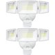 thumbnail image 1 of Luces de seguridad para exteriores Onforu, paquete de 2 unidades, 65 W, LED, 6500 LM, 6500 K, 1 of 9