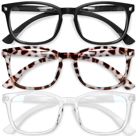 Gafas con bloqueo de luz azul Gaoye Stylish para mujer, paquete de 3