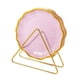 thumbnail image 1 of Juego De 6 Platos, Vajilla, Plato De Cocina, Plato De Hueso Para Fiesta En Casa Al Aire Libre, Color Rosa, 1 of 5