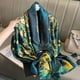 thumbnail image 1 of Lightweight Satin Plum Scarf for Women and Girls - Stylish and Versatile Wrap for Moms and Daughters, 1 of 5