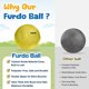 thumbnail image 4 of Pelota de pastoreo Furdo 61 cm amarilla – Juguete para perros, 4 of 8