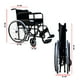 thumbnail image 3 of Silla De Ruedas Estándar Liviana Negra KJT811B Oneder, 3 of 3