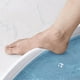 thumbnail image 1 of 1roll Bathroom Water Stopper, Bathtub Splash Damper, Silicone Retaining Strip, Water Shower Dam Flood Barrier, Dry And Wet Separation Blocker, 1 of 4
