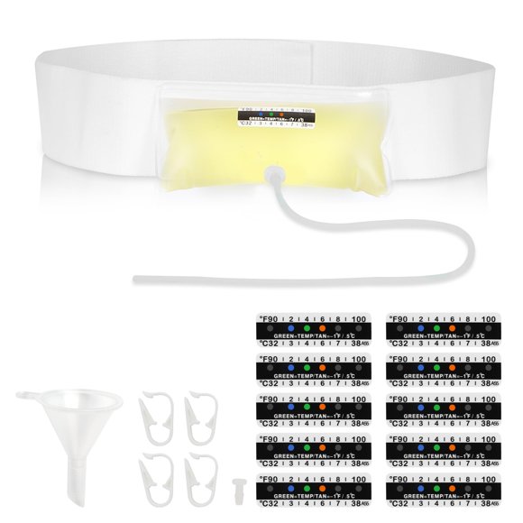 Kit de prueba de orina Besilo de 60 a 120 ml con cinturón ajustable y embudo