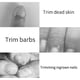 thumbnail image 3 of Cortacutículas con empujador de cutículas - Cortacutículas de acero inoxidable, herramientas para quitar cutículas de uñas de manos y pies, 3 of 6