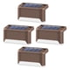 thumbnail image 1 of Luces Solares Para Cubierta, Luces LED Impermeables Para Valla, Escaleras, Acera, Luz Blanca, 4 Uds., 1 of 3