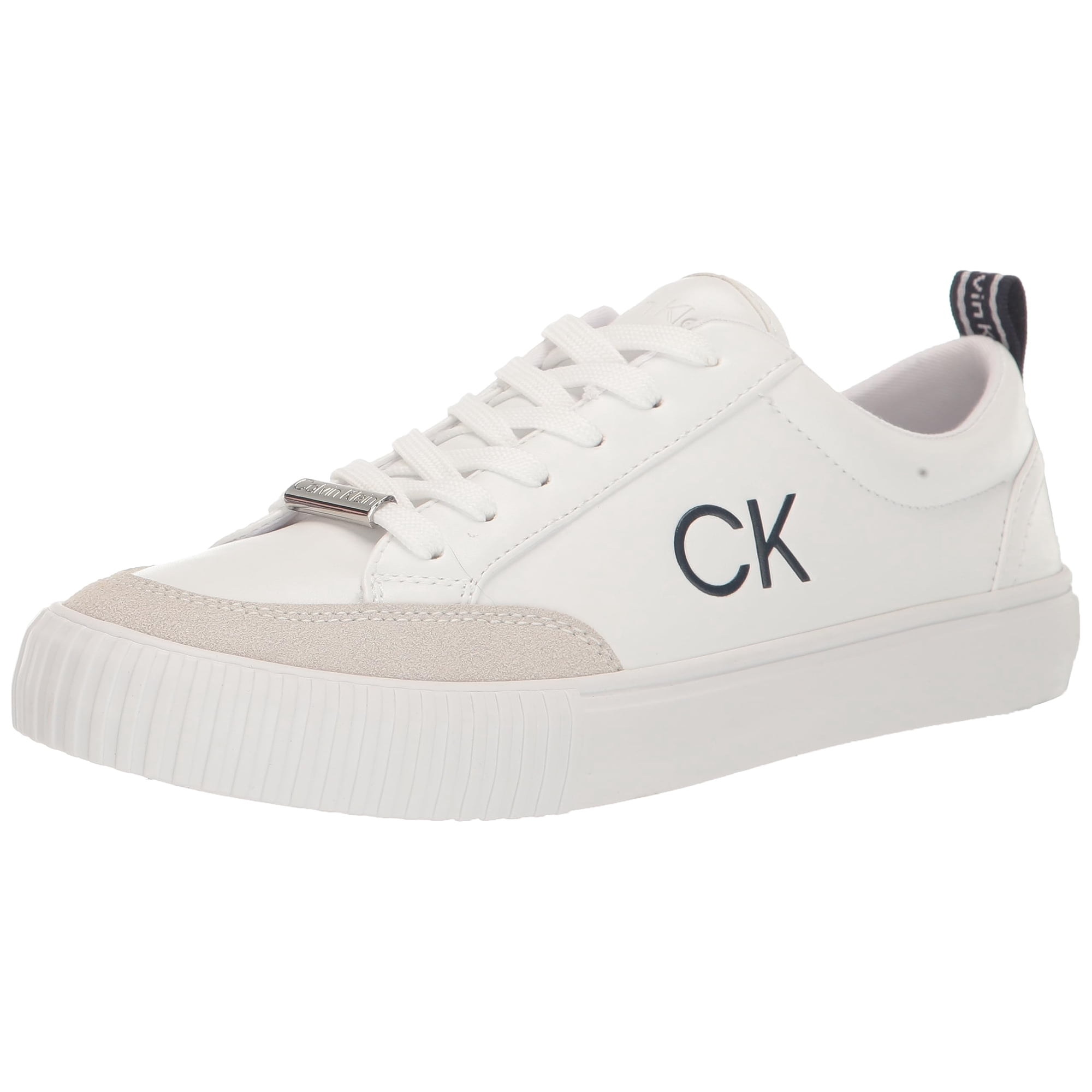 Zapatos Calvin Klein Lariss Zapatilla Blanca Para Mujer 10