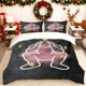 thumbnail image 1 of Set Crime Scene Squatting Figure with Head in Hand Printed Duvet Cover Set Bedding Set Duvet Cover And Pillowcases All-Season Home Bedroom Guest Room Essential, 1 of 1