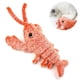 thumbnail image 1 of Juguete eléctrico de langosta para gatos, juguete masticable con forma de pez, juguete realista de langosta, divertido juguete interactivo de peluche con hierba gatera para gatos de interior, gatitos, 1 of 8