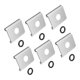 thumbnail image 3 of 6 Piezas Adaptadores De Kayak Placas Kayak Adaptadores De Sistema Práctico Con Anillos O, 3 of 5
