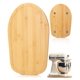 thumbnail image 1 of BAMBOO LAND - Base deslizante de bambú para batidora KitchenAid, color marrón natural, deslizador de madera para encimera, compatible con KitchenAid de 4,5 a 5 cuartos, 1 of 8