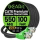 thumbnail image 1 of Cable Ethernet GearIt Cat6 de 100 pies para entierro directo en exteriores, negro, 1 of 8