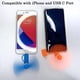 thumbnail image 4 of Mini ventilador para teléfono celular Baieasy USB C y puerto Lightning (paquete de 6), 4 of 5