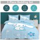 thumbnail image 2 of Cute Cinnamoroll Cartoon Duvet Cover Set Bedding Set 1 Duvet Cover And 2 Pillowcases 3D Cartoon Dog Printed Comfortable And Ultra Soft Bed Set Room Decor for Bedroom, 2 of 5